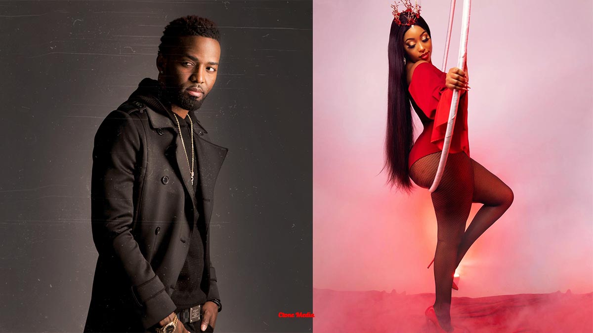 Expect The Unexpected: Konshens Seen Enjoying The Company of Amber Ray